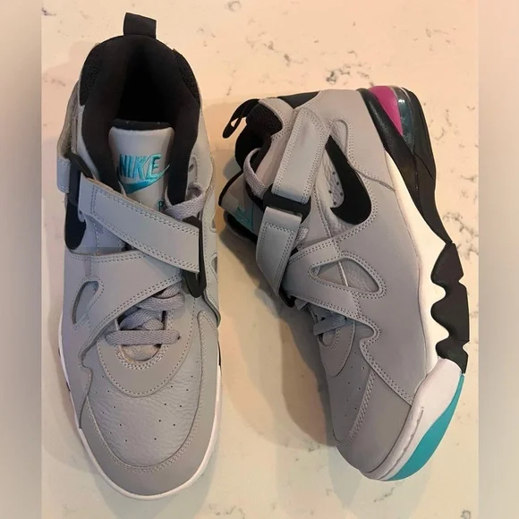 Nike Air Force Max CB Spurs Men’s SZ.11.5 Gray/Pink AJ7922-003 New